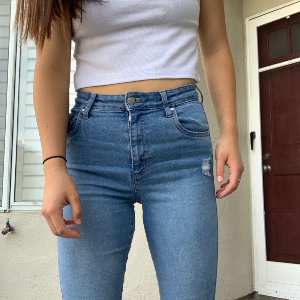 Blue Skinny Jeans